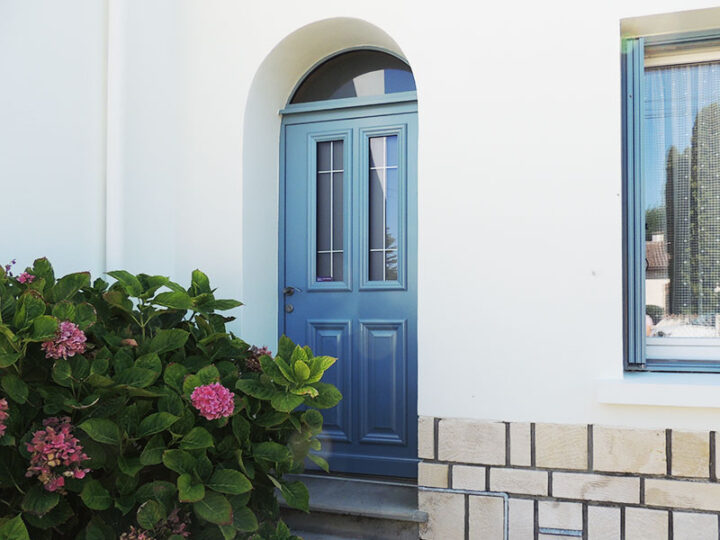 Porte entrée mixte